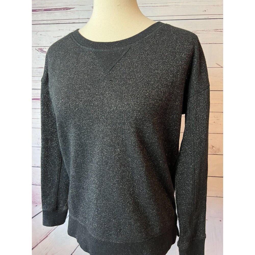 American Eagle Pullover Sweatshirt‎ Small Tinsel Metallic Ugly Christmas Y2K 90s